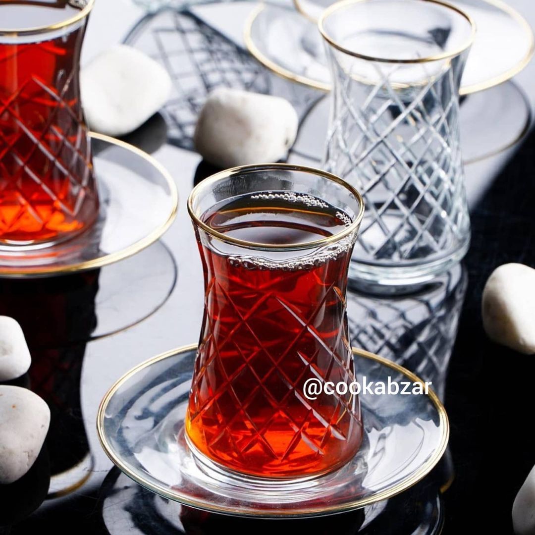 ست چای خوری 12 پارچه تراش‌دار acar ترکیه