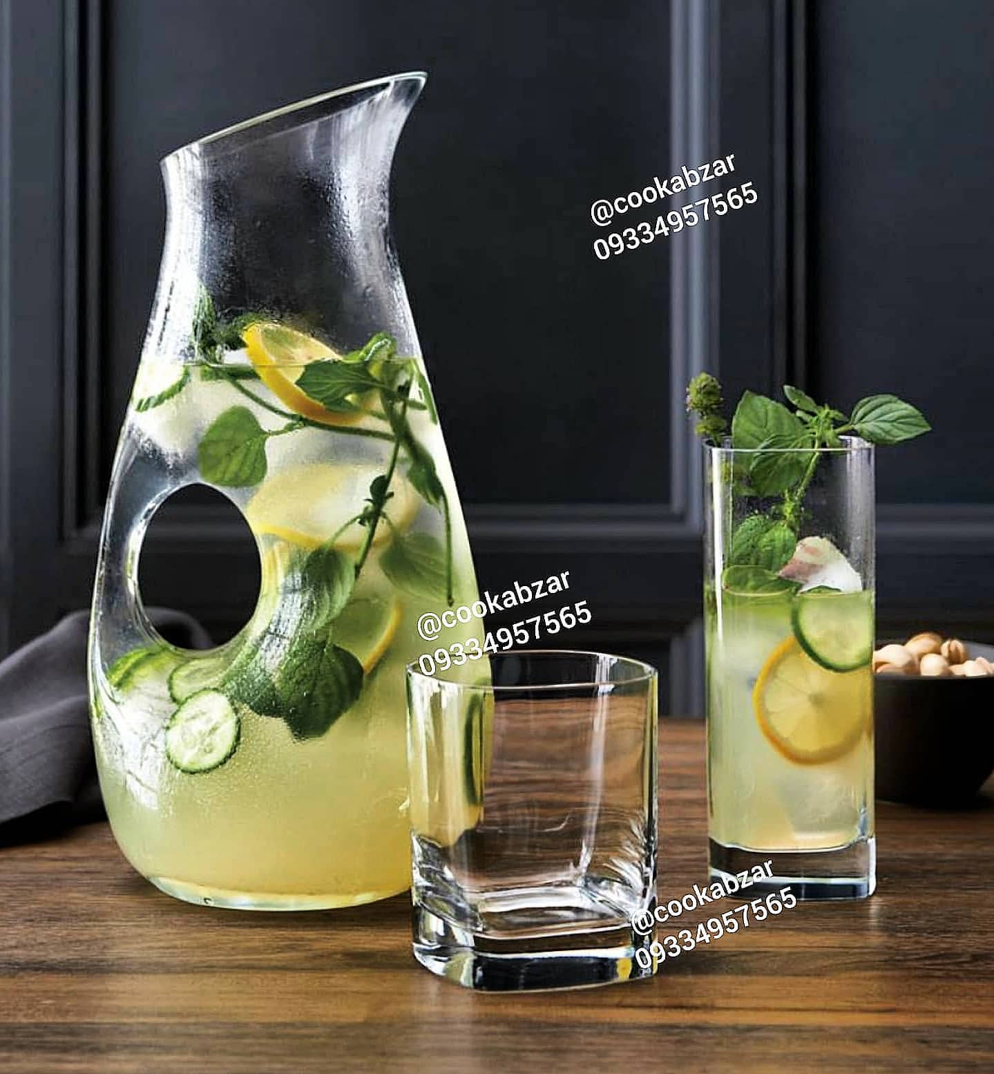 https://www.instagram.com/p/CYd-C42gpPt/ پارچ سوپر لاکچری کریستال NudeGlass - تصویر 1