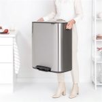 سطل زباله برابانتیا هلند برند Brabantia مدل Pedal 60L