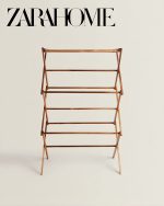 بندرخت زارا هوم اصل   برند ZARAHOME مدل عمودی تاشو - تصویر 8