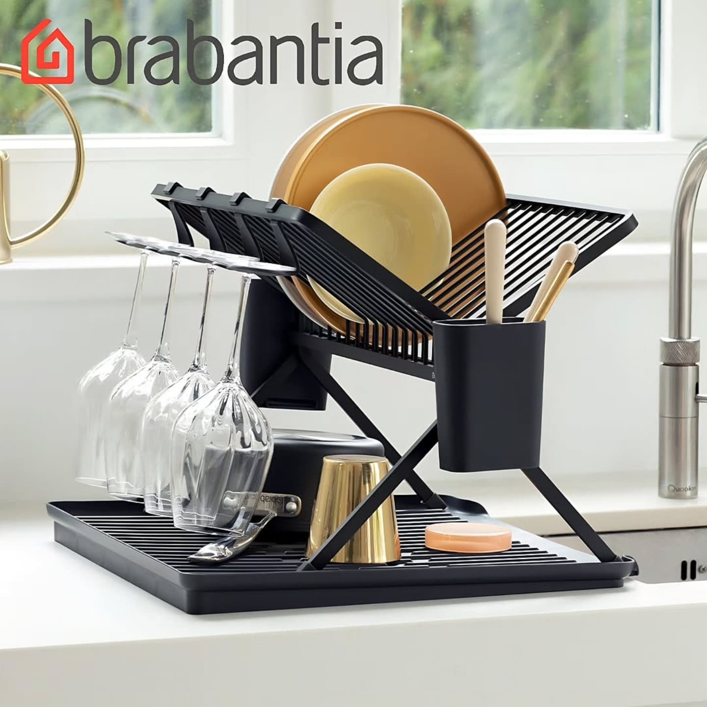 cookabzar_1739622276318.jpg آبچکان برابانتیا هلند مدل Foldable Dish Drying Rack - تصویر 1