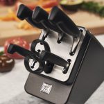 سرویس چاقو زولینگ مدل VIER STERNE Self Sharpening Knife Block - تصویر 4