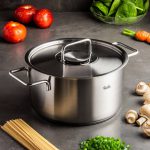سرویس قابلمه استیل 9 پارچه فیسلر مدل PURE STEEL - تصویر 4