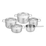 سرویس قابلمه استیل 9 پارچه فیسلر مدل PURE STEEL - تصویر 16