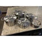 سرویس قابلمه استیل 9 پارچه فیسلر مدل PURE STEEL - تصویر 18