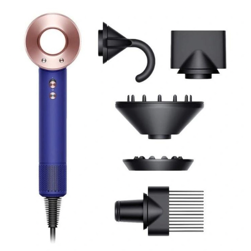 f9943ad017e67eaf69408844cbecd41a.png سشوار سوپرسونیک دایسون Dyson Supersonic™ hair dryer Blue/rose - تصویر 1