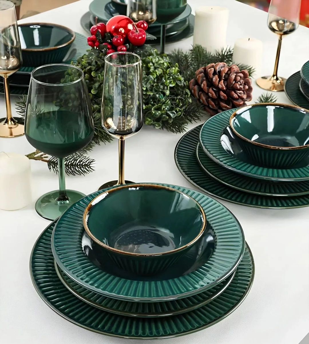 luxware_1695671819614.jpg سرويس غذا خوری۲۴پارچه شش نفره - تصویر 1